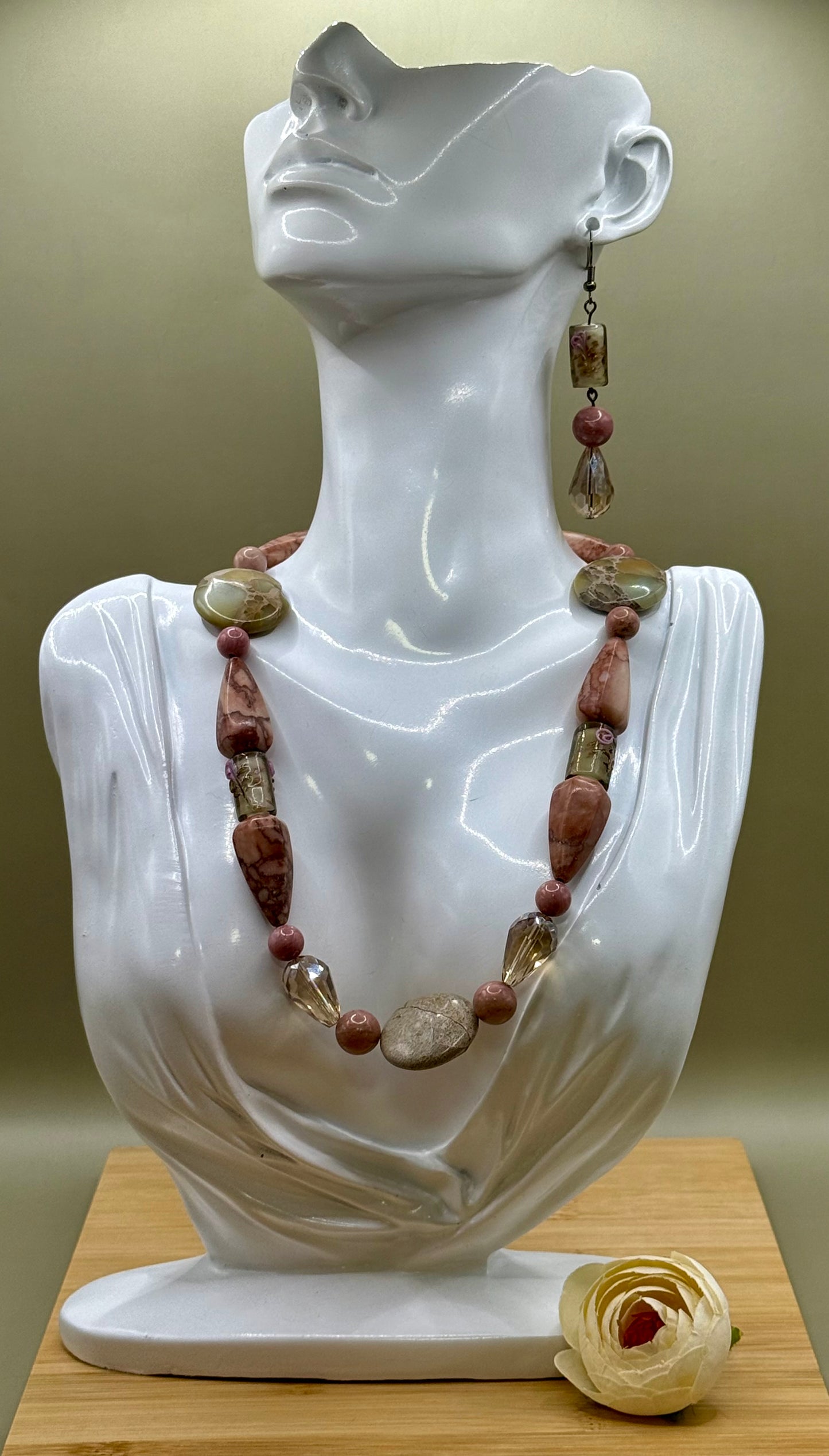 Pink Sage Tear Drop Set