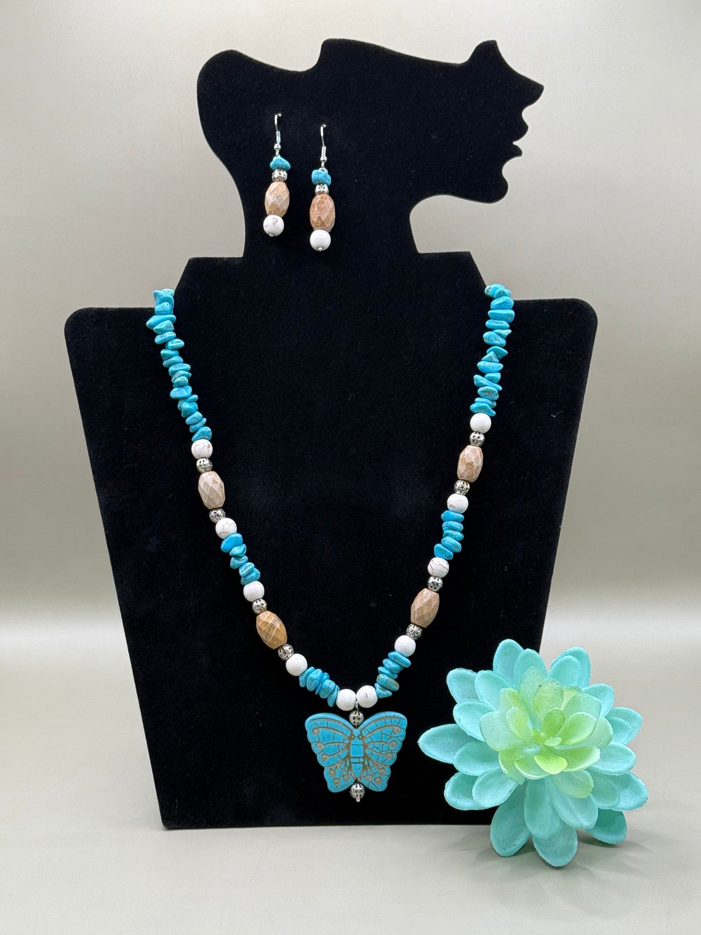 Butterf-Ly Collection Turquoise Set