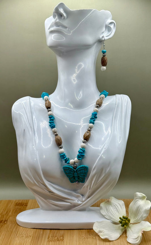 Butterf-Ly Collection Turquoise Set