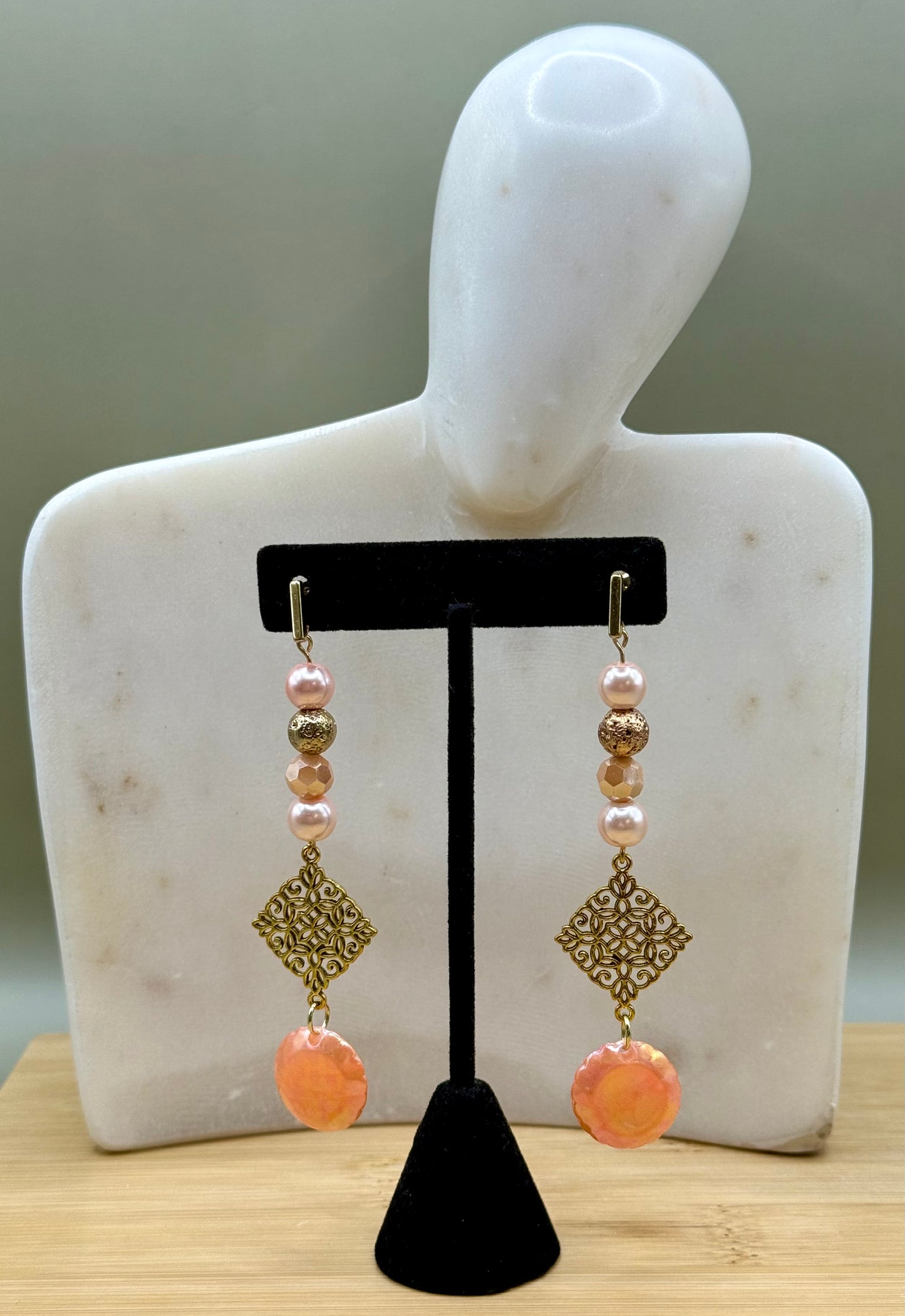 'Peachy Keen' Earrings